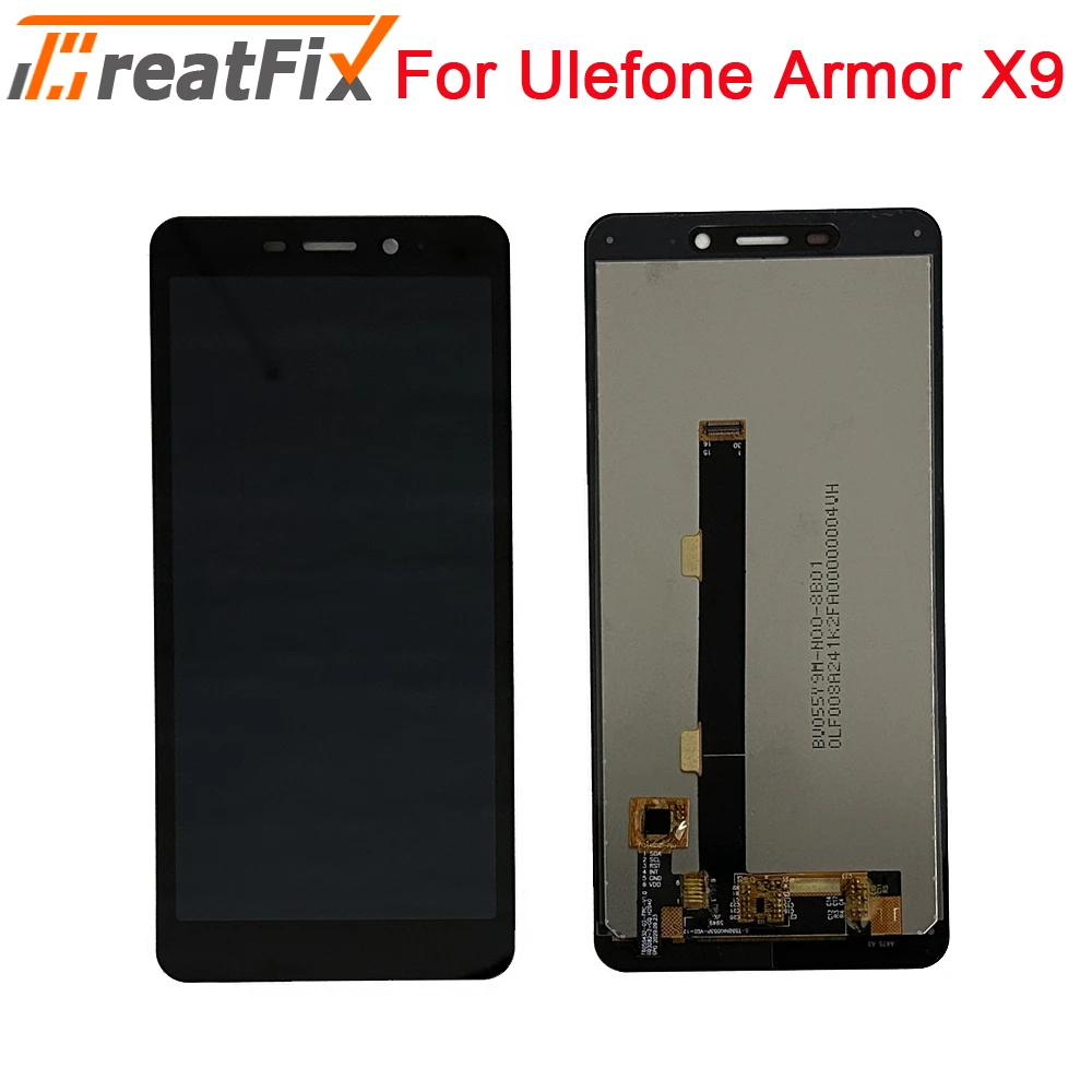 

100% протестированный сенсорный ЖК-дисплей для Ulefone Armor X9 X9Pro, полная замена дигитайзера в сборе, Armor X9, полный ЖК-дисплей