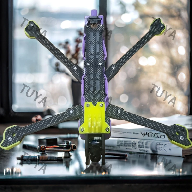 Custom OEM Shuhang RC 7-inch FPV Drone DC Long-Endurance Frame T700 Carbon Fiber Frame Compatible with O3 O4 Pro RC Models
