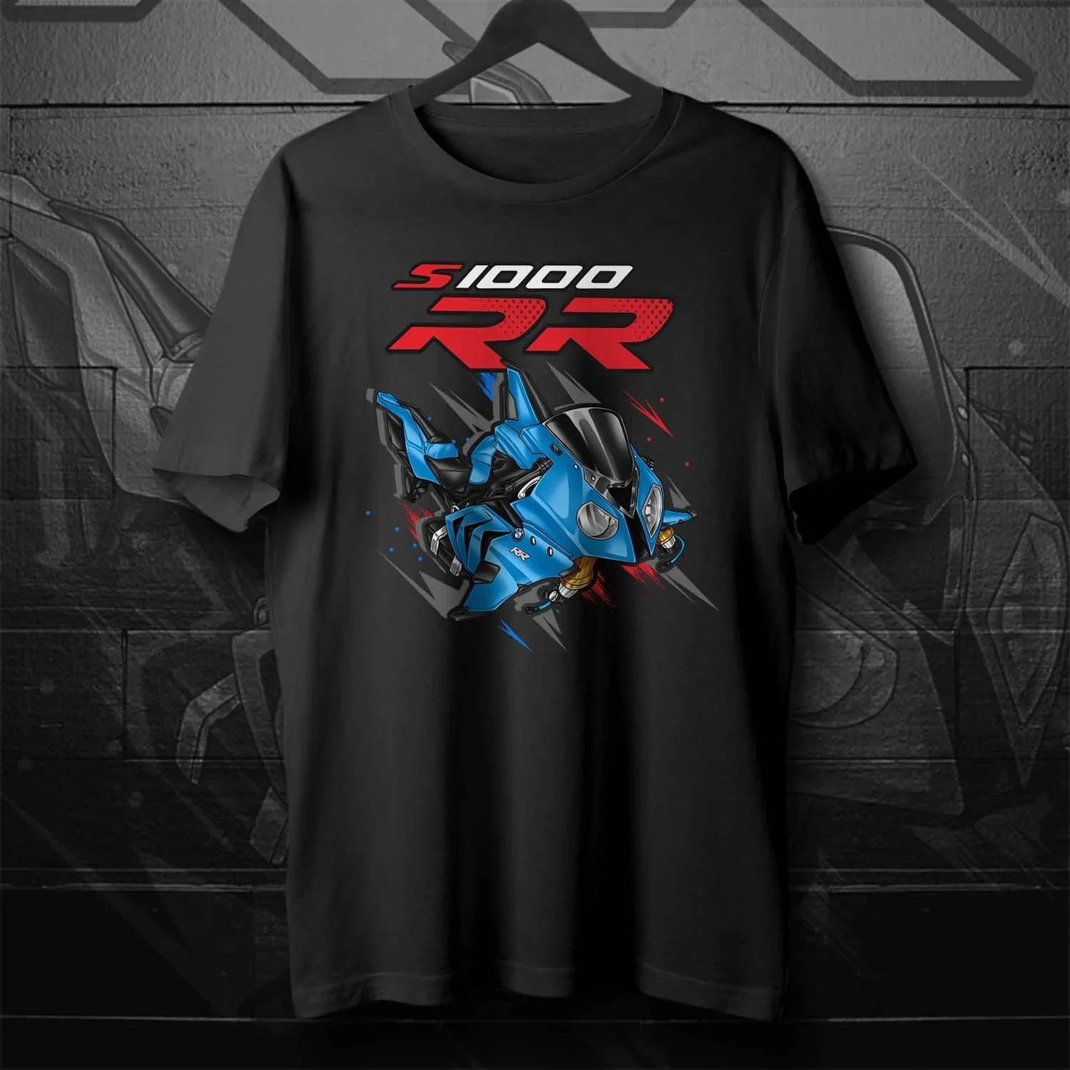 Classic German Motorcycle S 1000 RR Shark Inspired T-Shirt 100% Cotton O-Neck Short Sleeve Summer Casual Mens T-shirt Size S-3XL