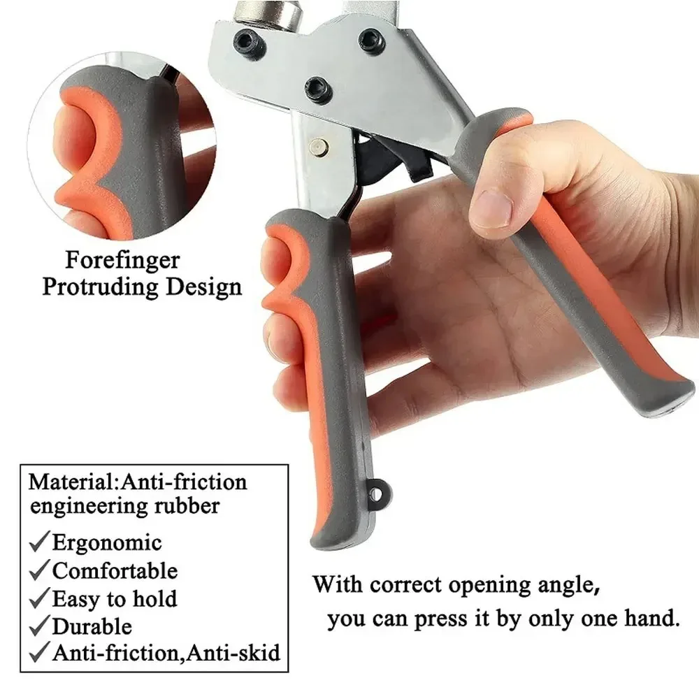 Handheld Hole Punch Eyelet Installation Tool 6mm/10mm Grommet Eyelet Plier Kit Metal Air Hole Rivet Plier