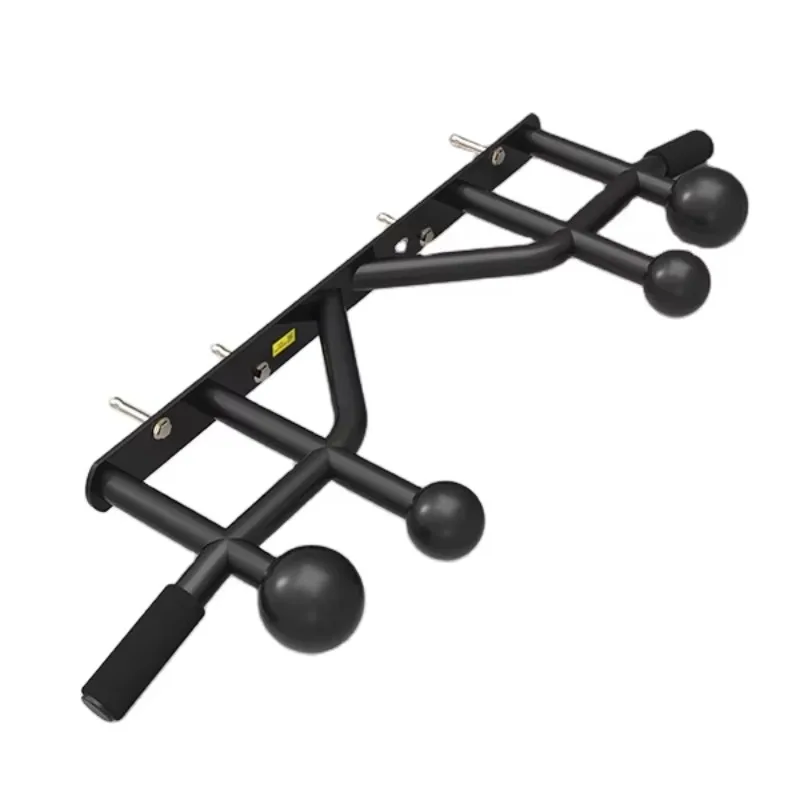 Wall Mount Multi-Grip Pull Up Bar Heavy Duty Station with Arm Wrestling Wretch Pinch Ball