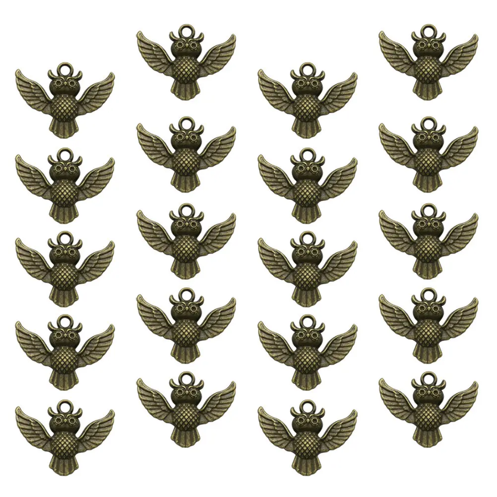 

Набор из 20 подвесок-шармов из сплава для самостоятельного изготовления украшений: ожерелий, браслетов, брелоков и других аксессуаров для рукоделия