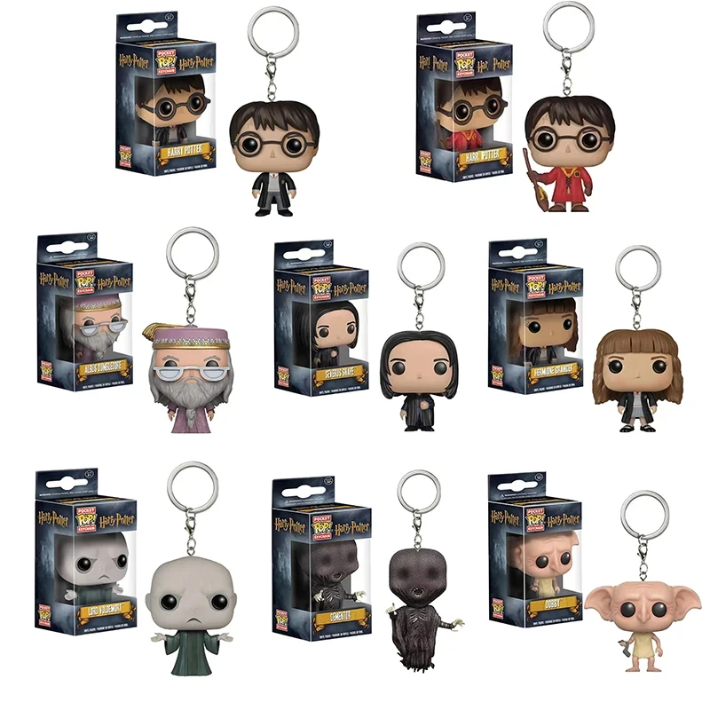 Funko POP المفاتيح هاريد بوتر سلسلة جيني رون هيدويغ سناب لونا فوكس ديمندور لونا جيب البوب ألعاب شخصيات الحركة الهدايا