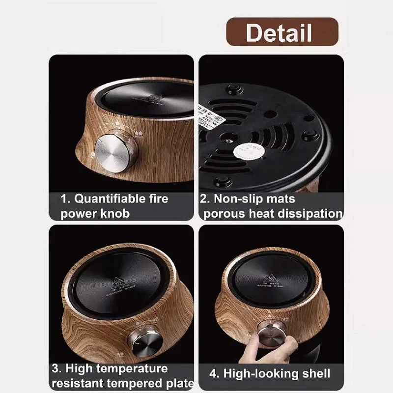 ミニモカポット特別な電気加熱ストーブコーヒー醸造ベースヒーター家庭用茶醸造機小型ボイラー500W