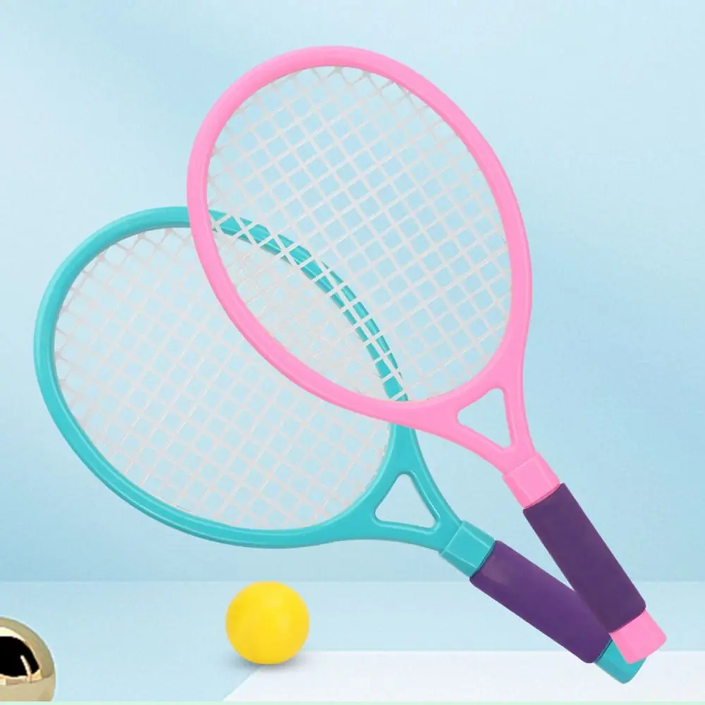 Comfortable Handle Badminton Rackets Set Portable Tennis Balls Badminton Children’s Toys Easy to Grip Anti-slip Tennis Play Set