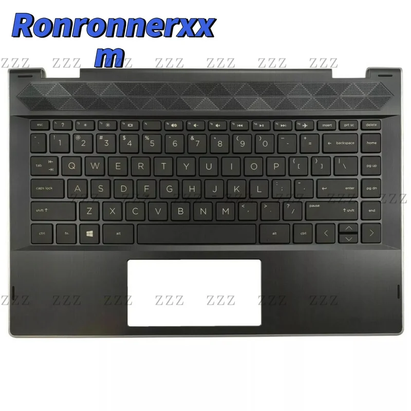 ZZ New For HP Pavilion x360 14-CD 14m-cd0001dx Palmrest Top Case L18947-001 silver Edge