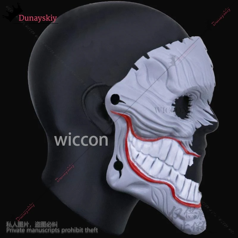 Anime Dandadan Aira Shiratori Cosplay Costume Horror Mask Props 3D Hard Plastic For Girl Woman Halloween Role-playing Customized