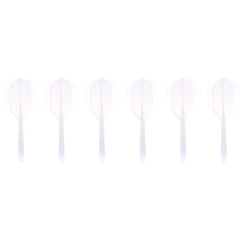 Q39E Premium Flights 6PCS Integrated Flights and Shafts 4.5mm 2BA Screw in-one Flight Set Anti-Fall,6 Colors