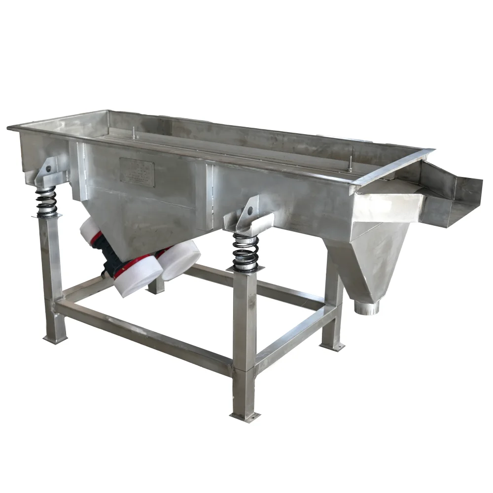

Black soybean linear vibrating screen high efficiency pepper straight vibrating screen vibrating screen screening machine
