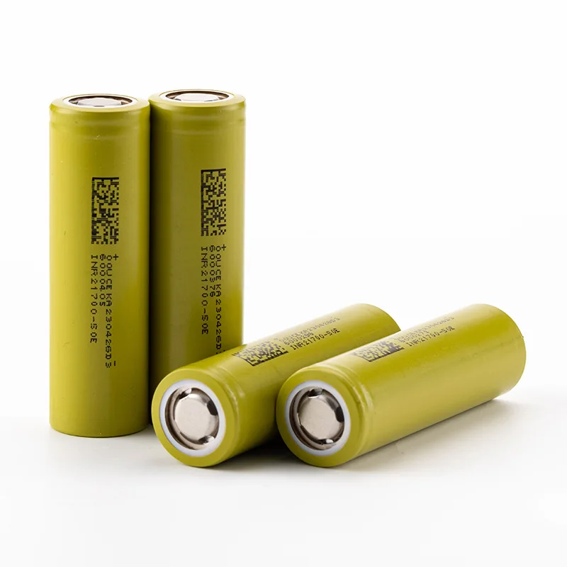 3.7V 21700 4000mAh/4500mAh/5000mAh Rechargeable Lithium Ii-ion Battery Cell for Toys Electric Bicycle Home Appliance