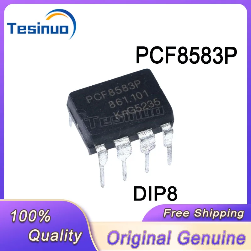 （5/pieces） New PCF8583 PCF8583P DIP-8 Clock/Timekeeping In Stock