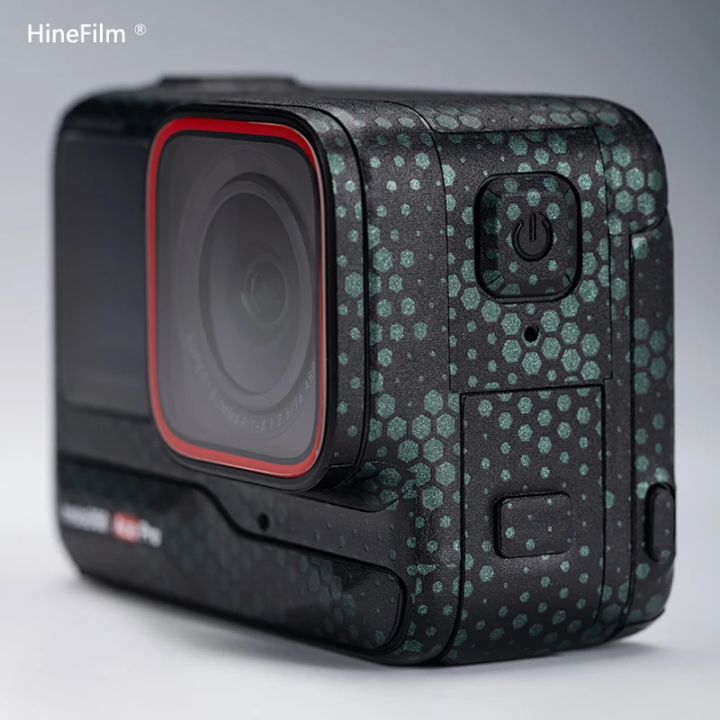 Hinefilm الجلد ل Insta360 Ace Pro كاميرا ملصق المضادة للخدش التفاف غطاء ل Insta 360 Ace Pro حامي التفاف غطاء الجلد