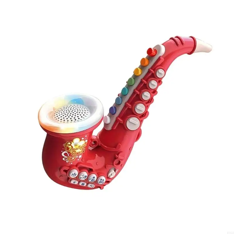 090B Children Saxophone Music Instrument Toy for Beginners and Music Enthusiasts Home School Event Kids Sensory Musical Toy