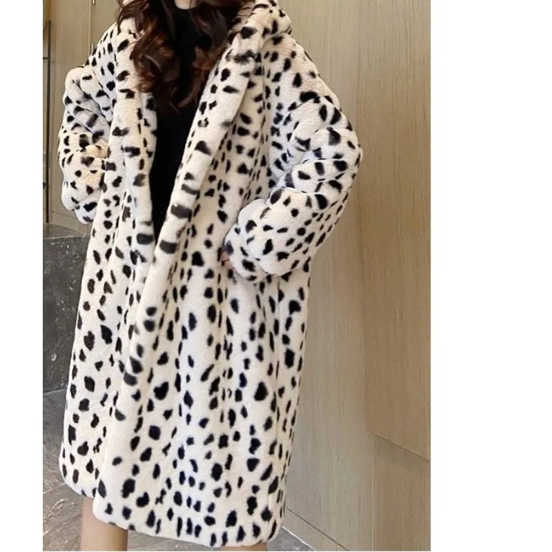 Elegant Coat Medium and Long Women's Winter 2026 Korean Version Loose Coat