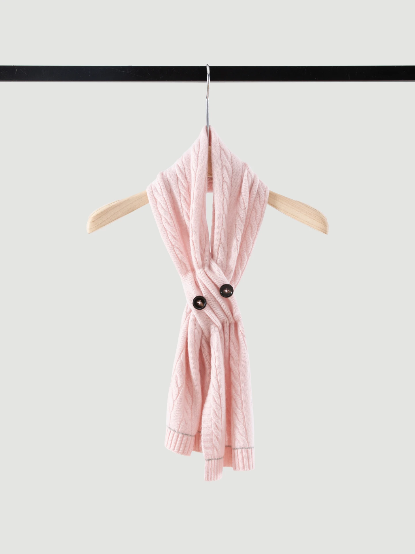 2026Women's Autumn Pure Cashmere Scarf with Beading