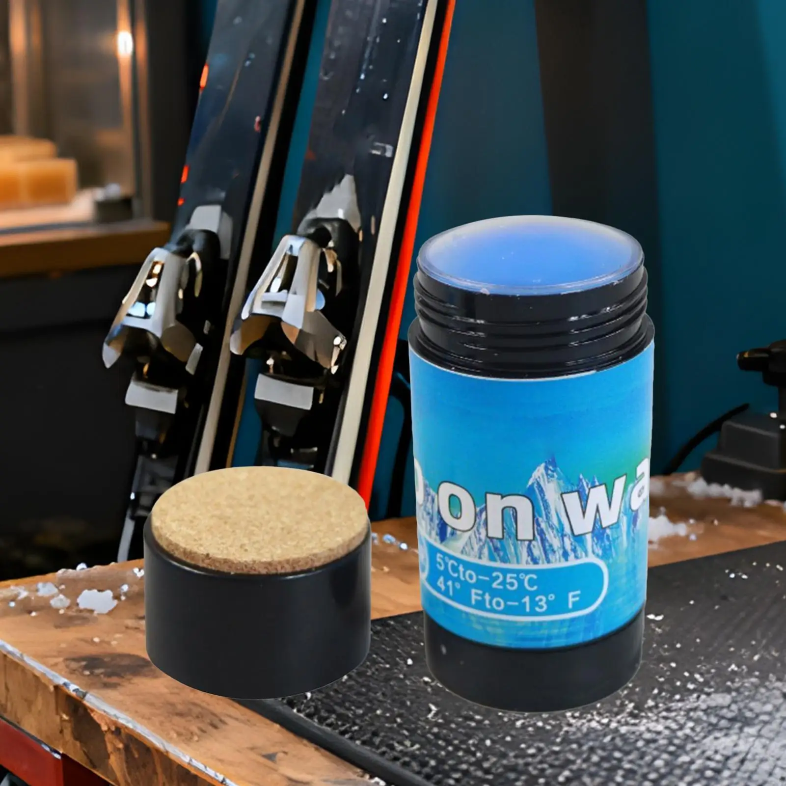 70g All-Temperature Performance Ski Wax Fast Glide Snowboard Coating Stick Easy-Apply Wax For Pre-Season & Post-Ride Maintenance