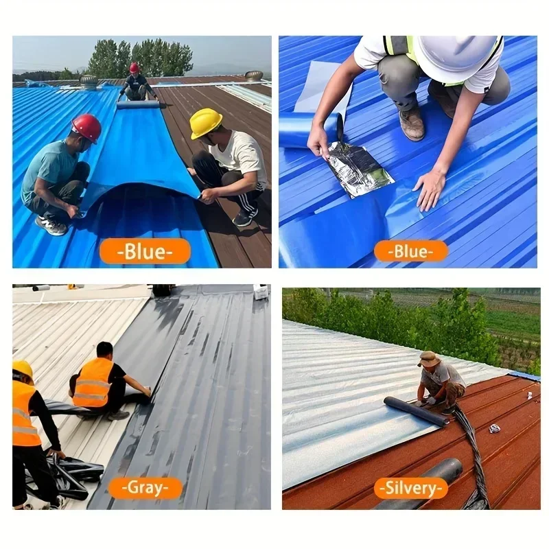 5 Meters Roof Waterproof Tape Waterproof Material Suitable for Metal Surfaces Roofs and Iron Sheets To Prevent Water Leakage