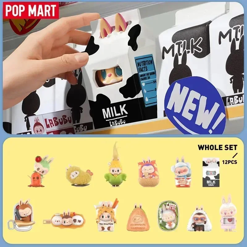 

POP MART LABUBU THE MONSTERS Wacky Mart Series 100% оригинальная слепая коробка-сюрприз, игрушки Mystery Box, милая аниме-фигурка