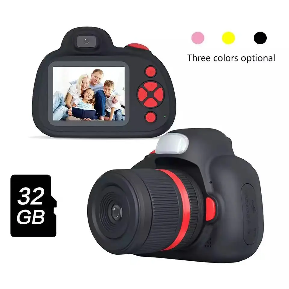 Children\'s mini digital photos 1080P camera 2.0 inch high-definition screen small toys SLR camera children\'s Christmas gifts