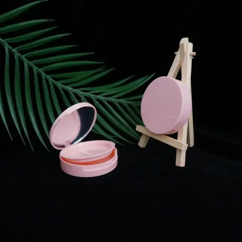 

Empty Distribution Tray Powder Puff Eyeshadow Case Eyelash Packaging Box Single and Double Layer Round Compact Powder Box