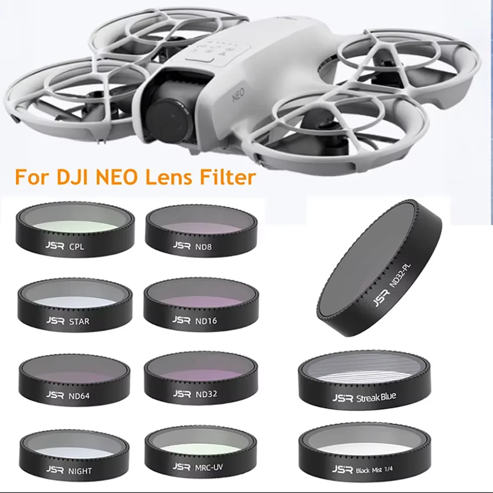 

Lens Filters For DJI NEO Drone Accessories Camera Filters Set STAR CPL MCUV ND HD Filters Optical Glass Camera Filter Accessorie