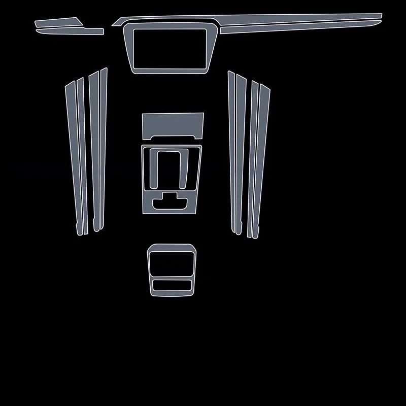 For Skoda Superb 2020-2025 Dashboard Multimedia Navigation Transparent Anti-Scratch Protection Film Modification