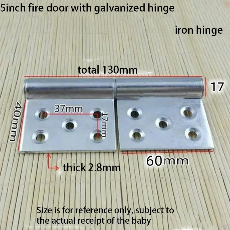 Bathroom door hinge hardware flag-shaped flat open bathroom loose-leaf old-fashioned toilet universal folding aluminum alloy doo