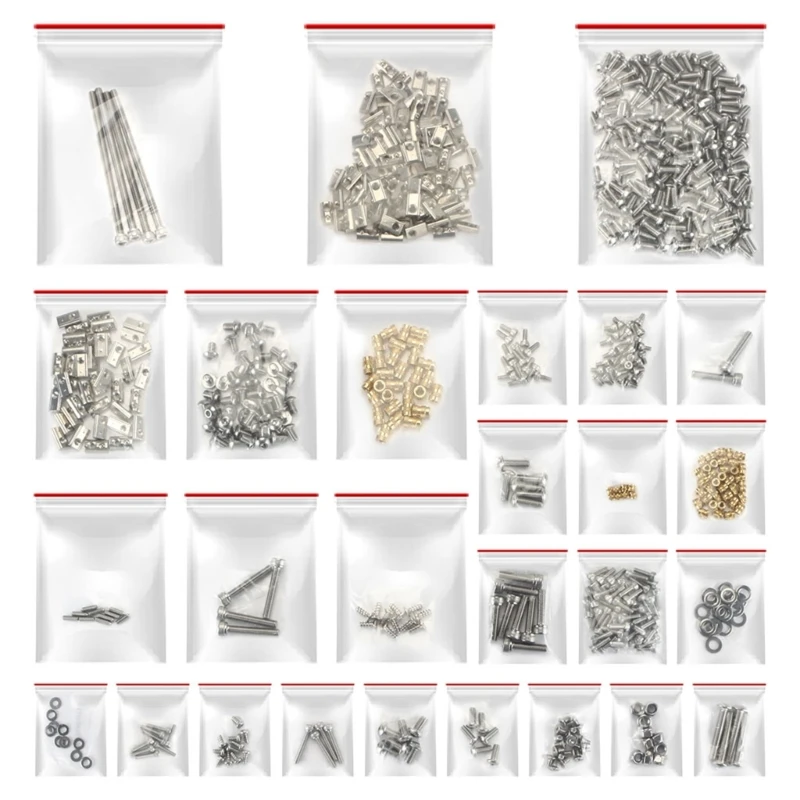 

2023 New Full Screw Nut Set 27 Kinds Fasteners DIY Project Fastener Screws Nuts Package Suit for Milo-v1.5 Printing Machine