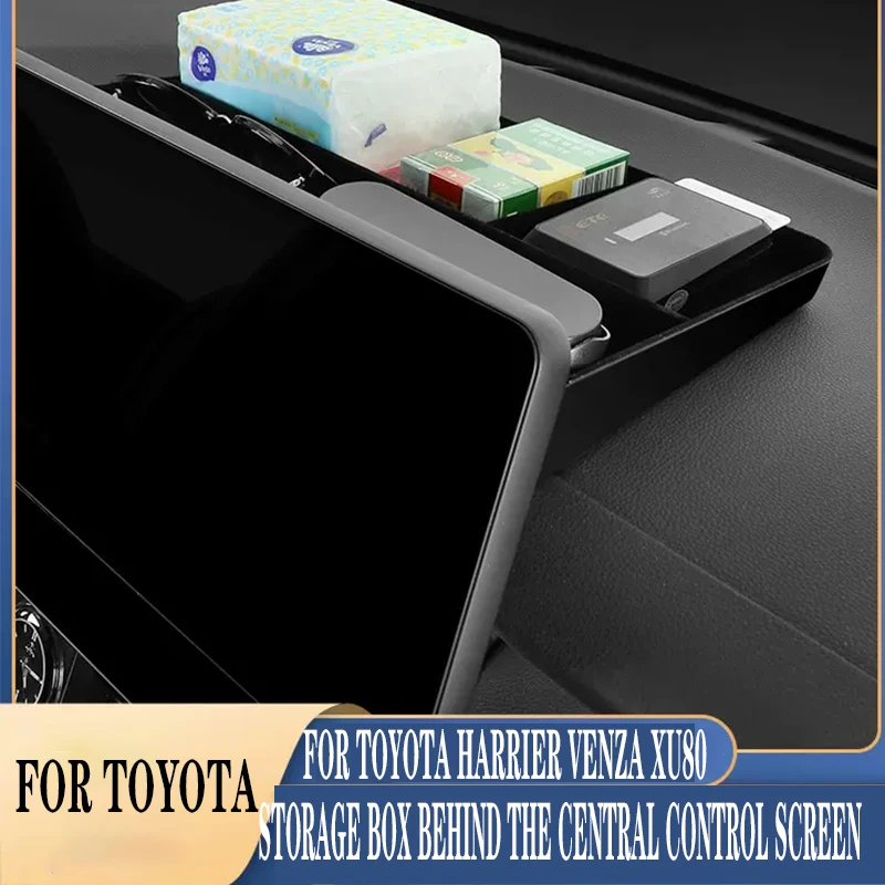 For Toyota Harrier Venza XU80 2020 2022 2024 Center console screen  rear storage box  instrument panel