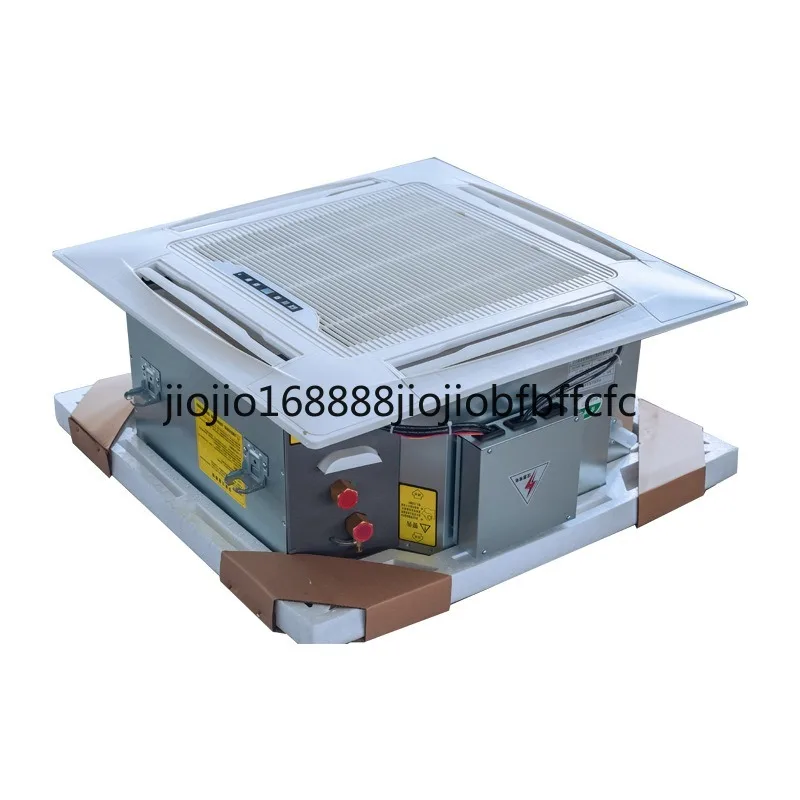 Suitable for embedded ceiling mounted four sided air outlet air conditioning water system dual-purpose card type fan coil unit