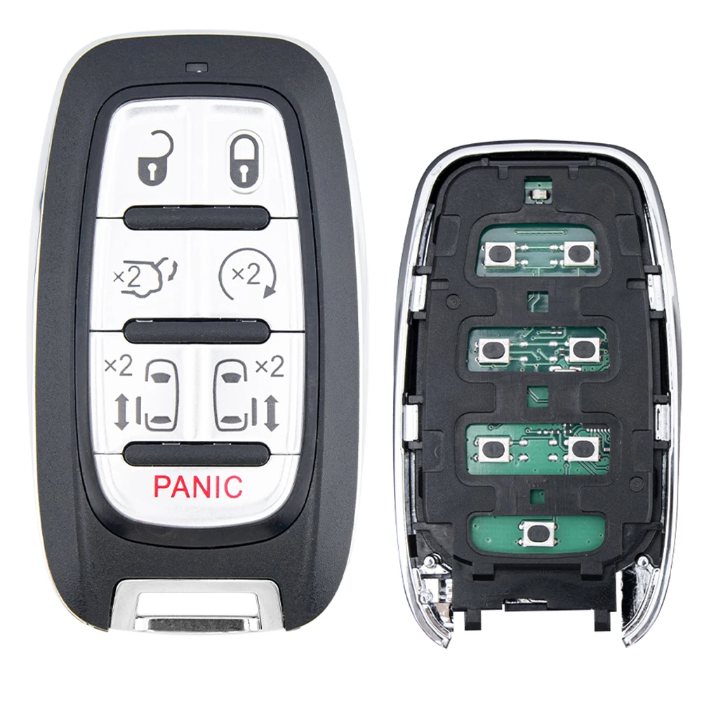 SilKY Keyless Smart Key for Chyrsler Pacifica 2017-2021 Proximity Remote Fob 433MHz 4A Chip M3N-97395900, 68217827 AC