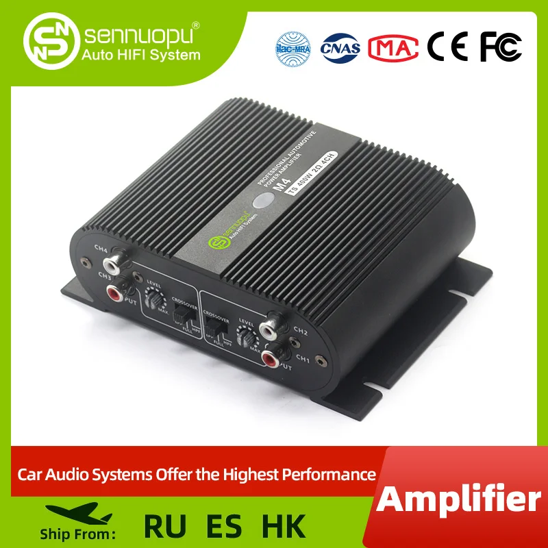 Sennuopu M4 4-channel D-class 400W mini amplifier