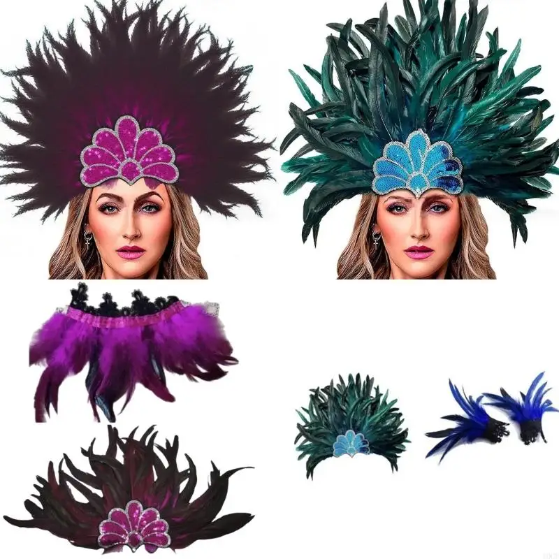 

Contemporary Hairpiece And Wrist Decors For Cosplay Dance Event Role Playing Accessories