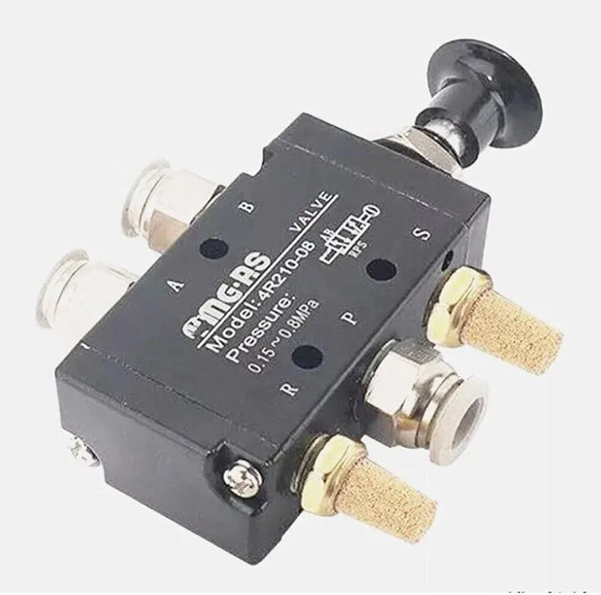 

Mechanics Air Valve Push-Pull 4 Way 2 Position Manual Dump Truck Tailgate Valve