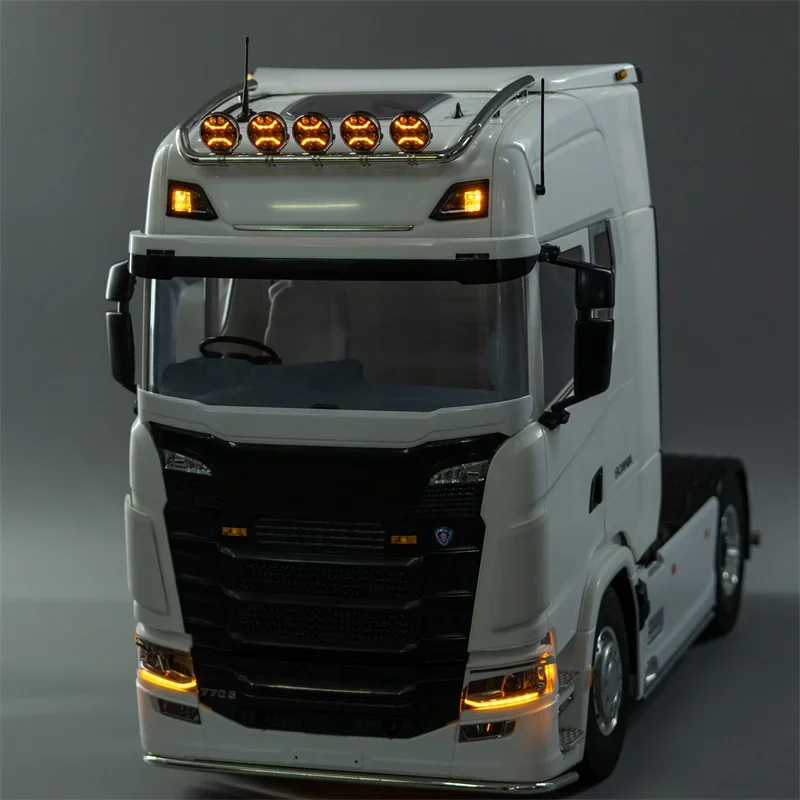 Luci da tetto a LED bicolore Controllo modalità multipla per camion Tamiya RC 1/14 SCANIA 770S R620 Volvo FH16XL 750 Arocs MAN TGX Car