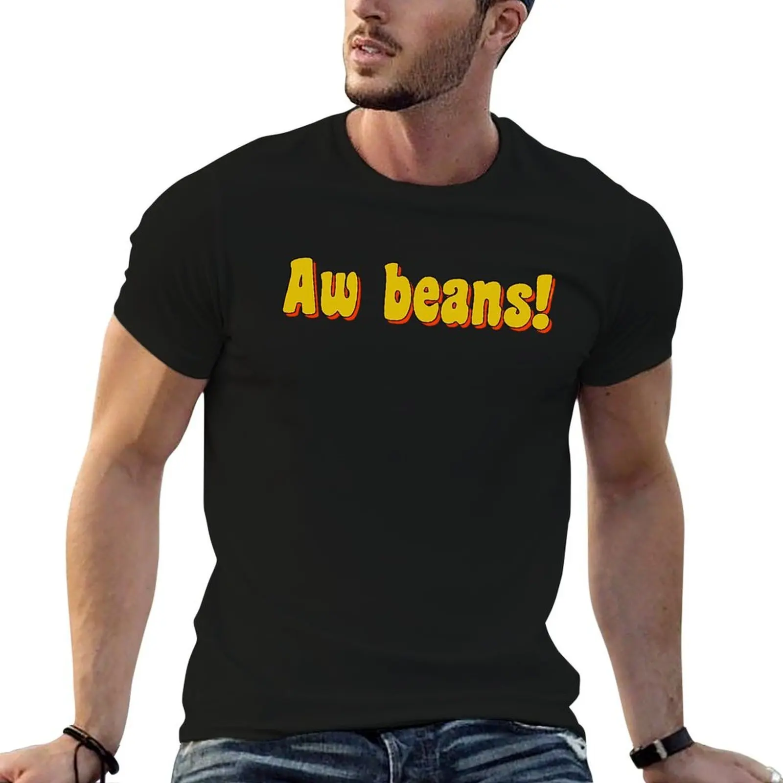 

Aw beans! T-Shirt cotton tshirt 100% man t shirts for men T-Shirt