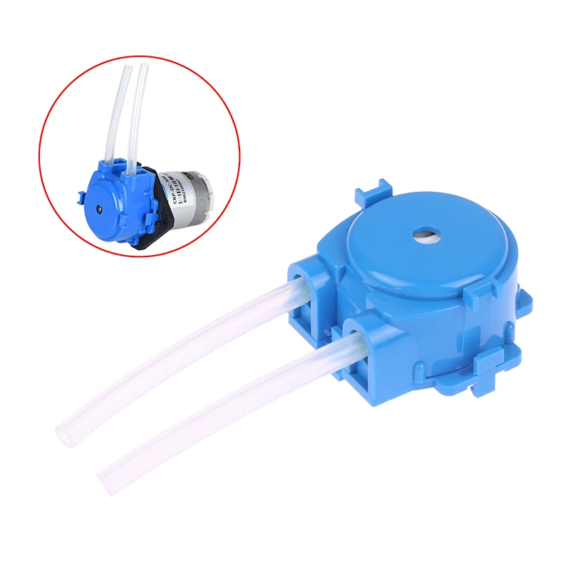 12V DC Dosing Pump Peristaltic Dosing Head Pump with Connector for Arduino Aquarium Lab Analytic DIY Water Pump 10*4*3cm