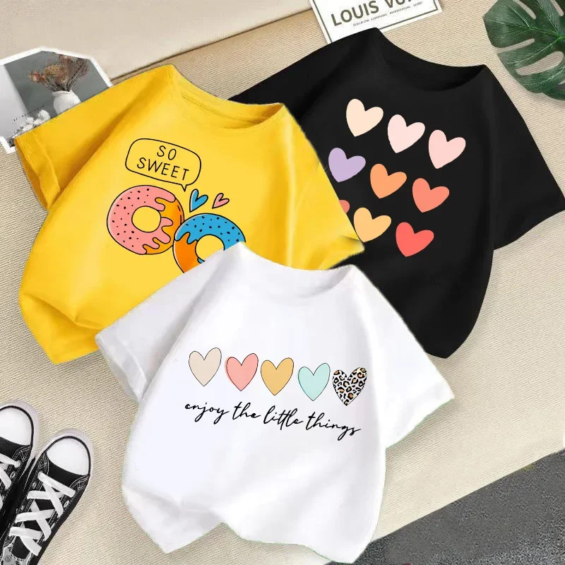 Summer New Children's Clothing Children's T-shirt Boys and Girls Casual Fashion Short-sleeved Baby Half-sleeved Top Base Shirt image 3
