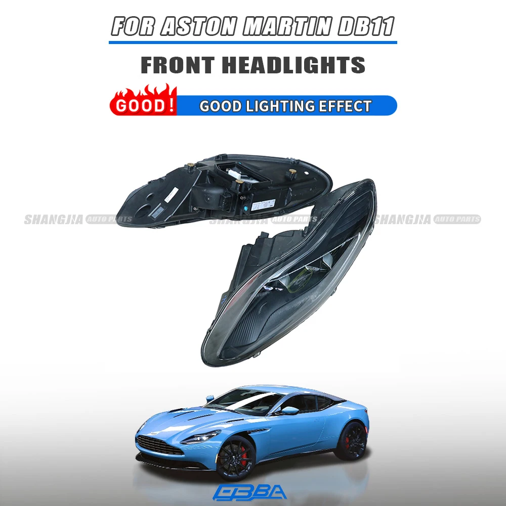 Car Accessories Plastic Glass Front Headlights For Aston Martin DB11 Vantage Coupe Volante ARM OEM HY5313W030BA LED Headlamp
