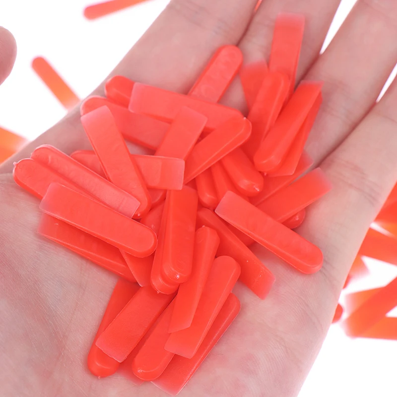 100pcs Red Wedges Ceramic Tile Spacers Leveling System Tiling Insert Gasket For Floor Wall Carrelage Tools Locator Leveler Level