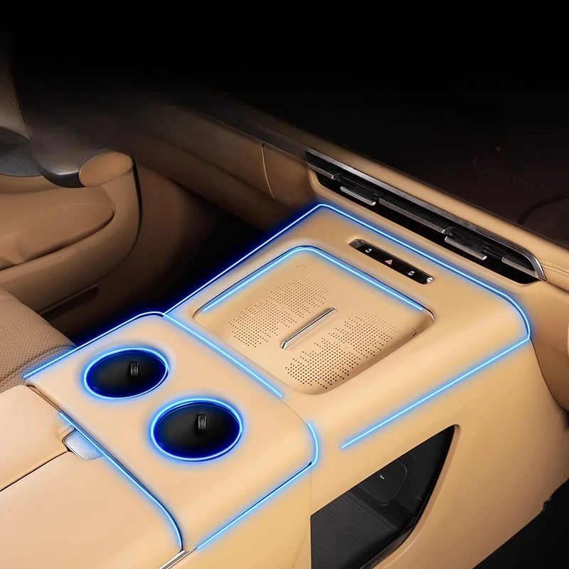 

For VOYAH Dream 2025 Central control panel protective cover water cup wireless charging and shifting frame interior decoration