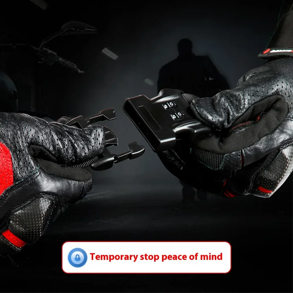 Portable Waterproof Motorcycles Bag Large Capacity Password Lock Anti-Theft Luggage Storage Bag Cycling Bicycle Accessories