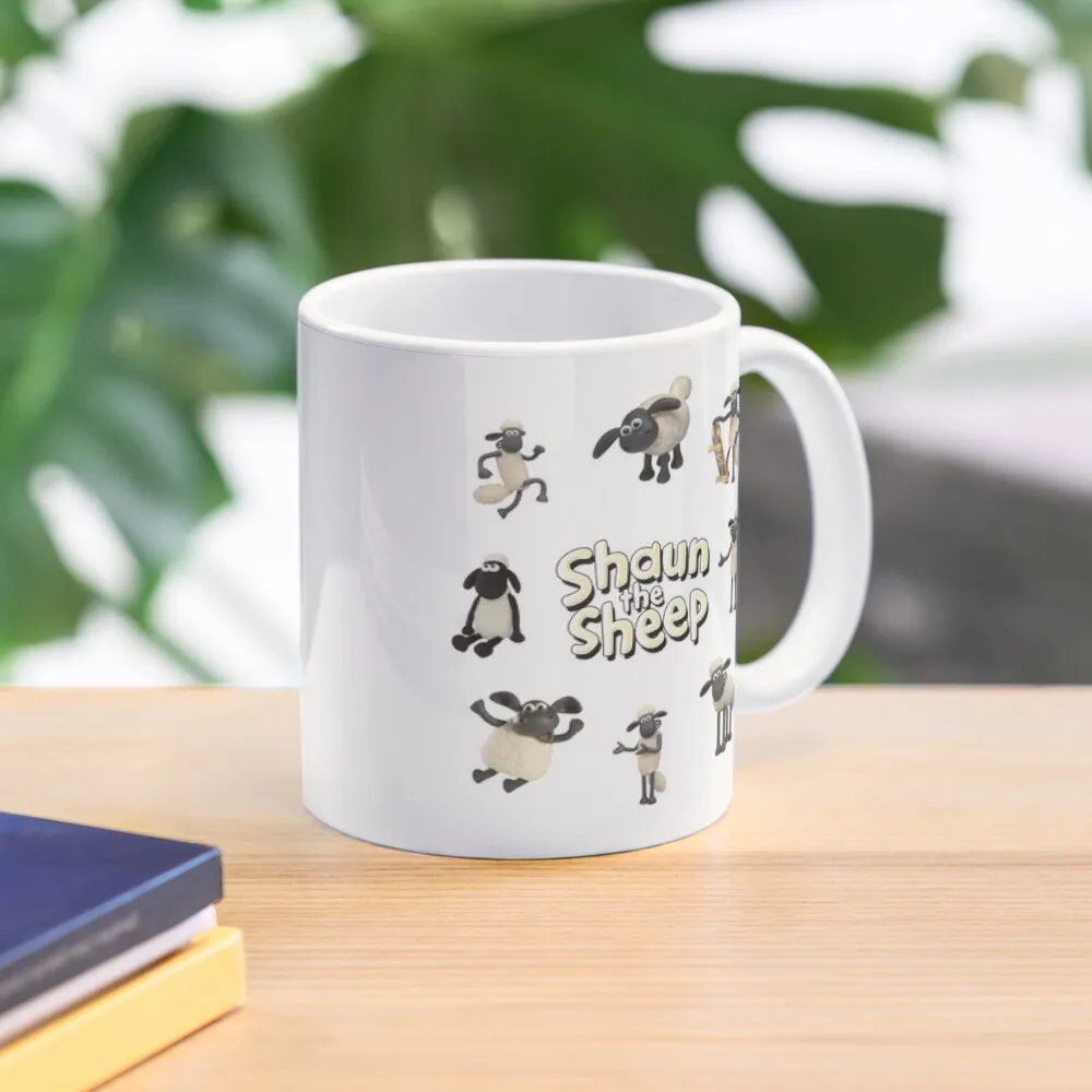 Vintage Tv Series The Sheep Cartoon Kid  Mug Tea Printed Gifts Image Photo Design Drinkware Simple Handle Round Coffee Picture