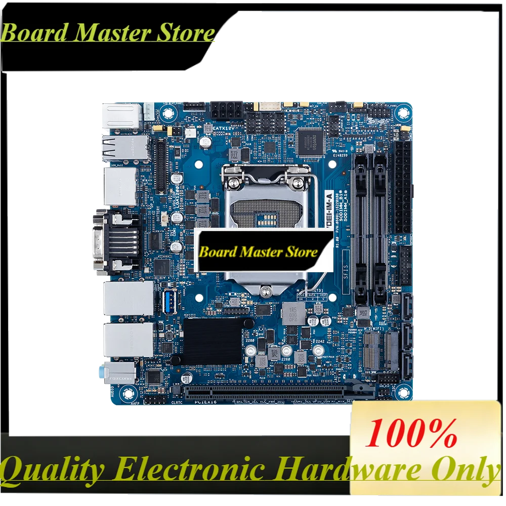 BoaMasMASUS Q470EI-IM-A Mini-ITX Motherboard LGA1200 Socket For The 10th Generation Processors,2 X SO-DIMM Slots, Dual Intel LAN