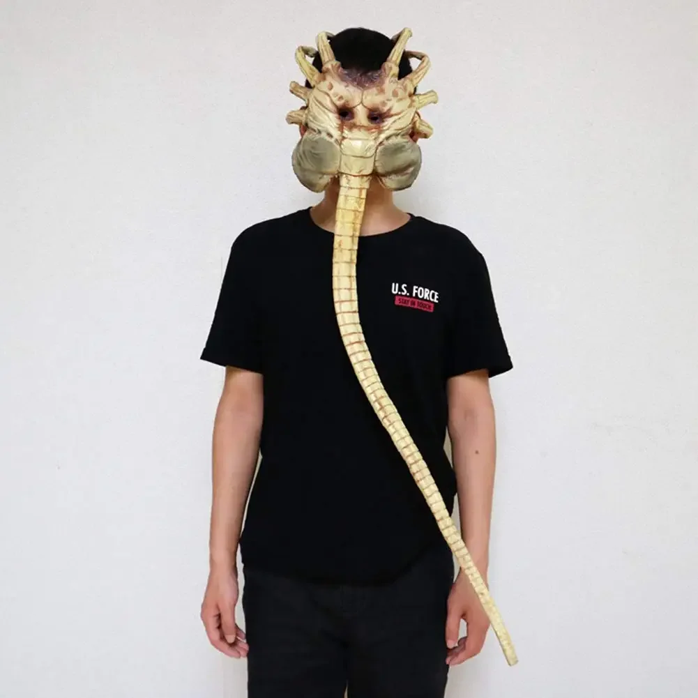 Alien Facehugger Mask Face Latex Scary Claws Insect Xenomorph Hugger Costume Halloween Prop