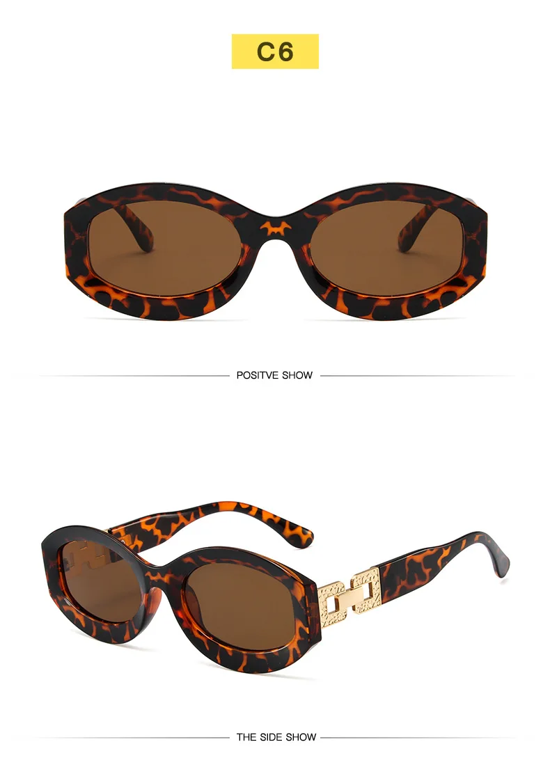 Vintage Ovale Sonnenbrille Frauen Marke Designer Brille Frauen/Männer Cateye Retro Brillen Frauen Vintage Lentes – Detail 9