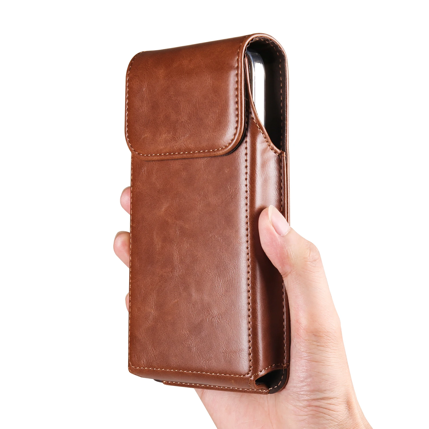 Kuh Leder Gürtel Clip Telefon Tasche Männer Taille Beutel Für Samsung Galaxy S24 Ultra S23 S22 S21 plus S20 FE Hinweis 20 Handy Fall Holster – Detail 12
