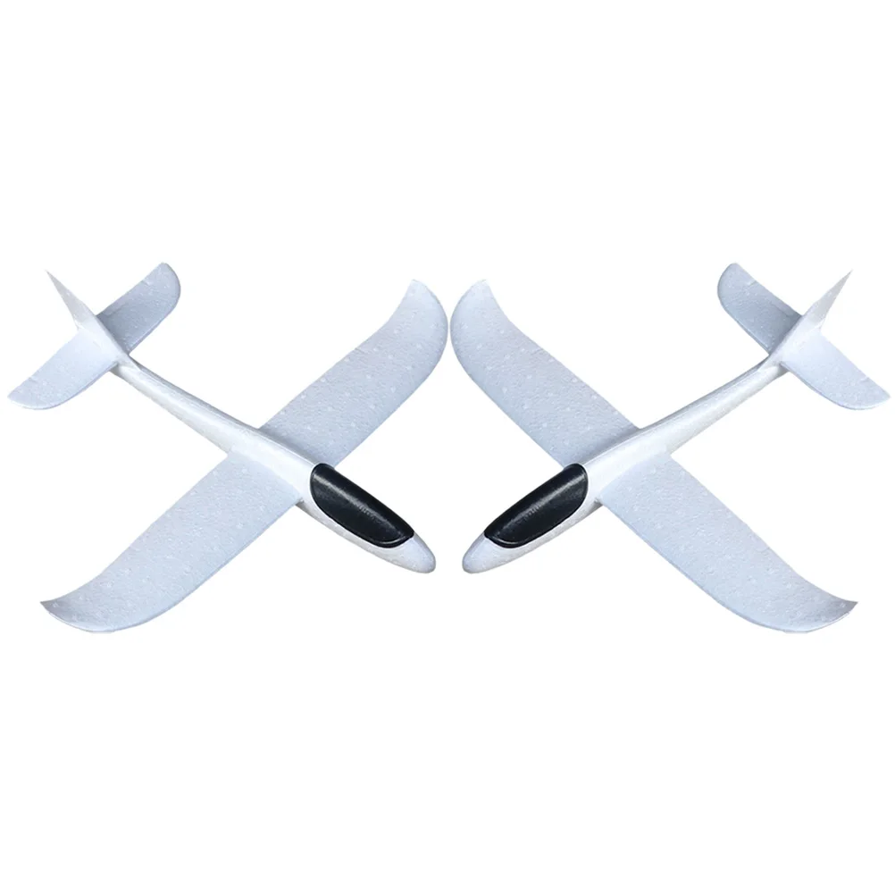 2 قطعة طائرة رسمت باليد رمي هدايا للأطفال رغوة لعبة الطائرة سطح المكتب لعب طائرة شراعية للسفر #4