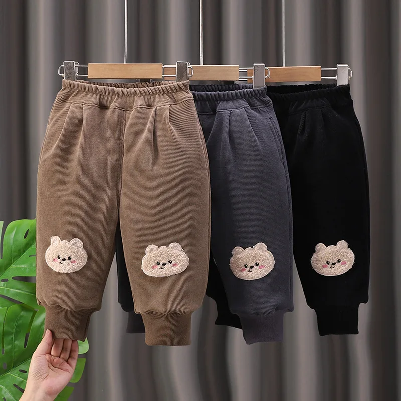 

Children's Baby Autumn and Winter Thickened Cotton Pants 2025 New Winter Cute Thickened Pants