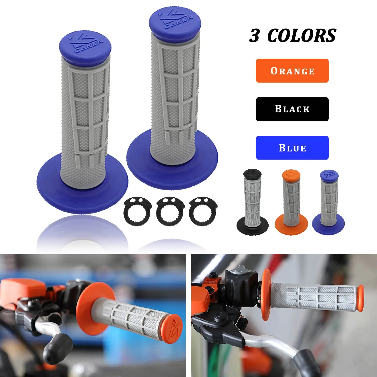 

Motorcycle NEW Handlebar Lock-on Grips For KTM SX SX-F EXC EXC-F XC XC-F XC-W TPI SIX DAYS 125-500 2008-2020 Enduro Dirt Bike